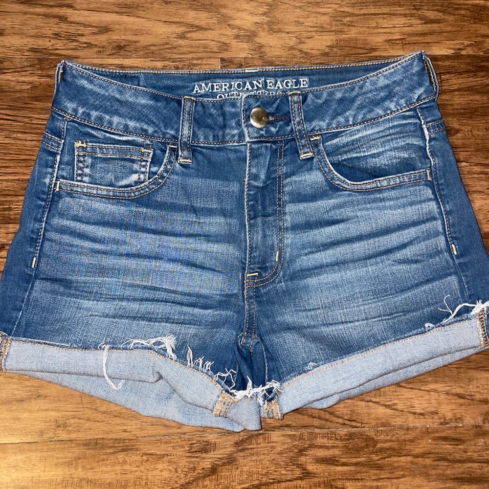 American Eagle Outfitters Distressed Denim Shorts